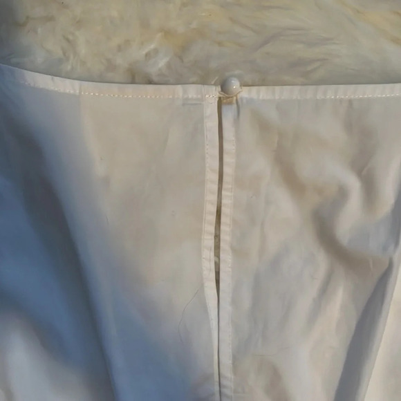 Anthropologie Maeve White Cinched Waist Top Size Extra Small - Picture 5 of 7